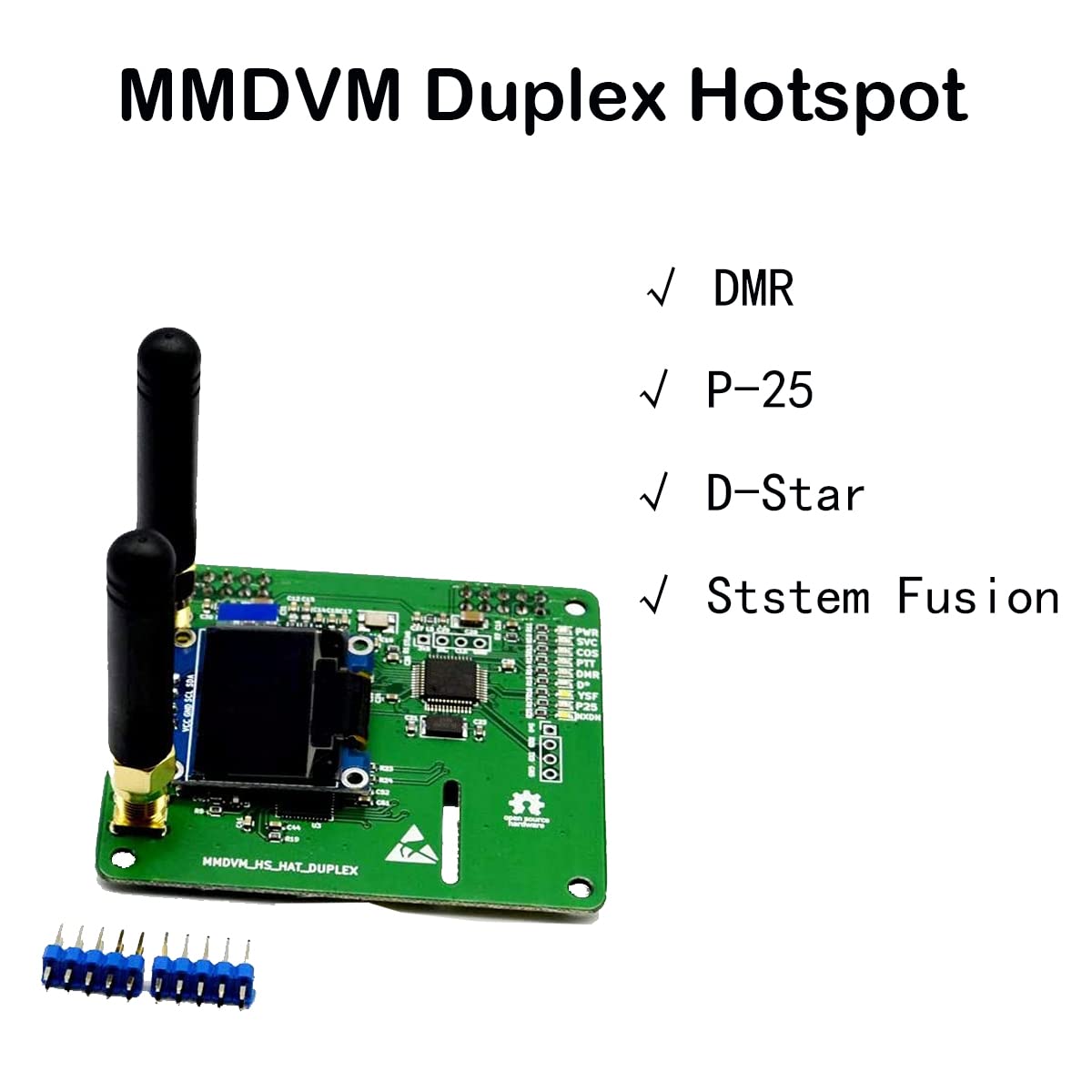Amazon.com: GOOZEEZOO MMDVM Duplex Hotspot Module Dual Hat